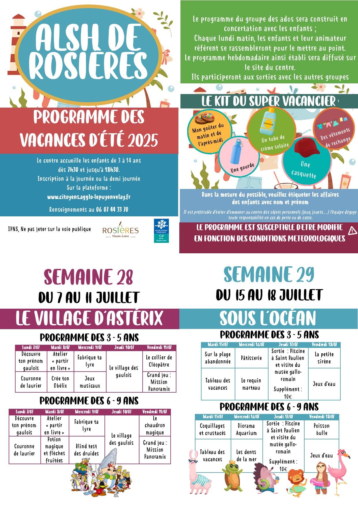 Programme ete 2025 2